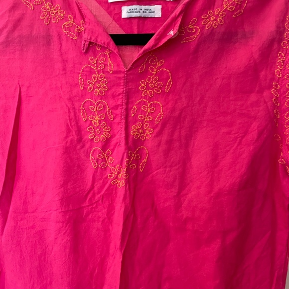 Tommy Hilfiger Embroidered Blouse 3/4 sleeve - Picture 9 of 10